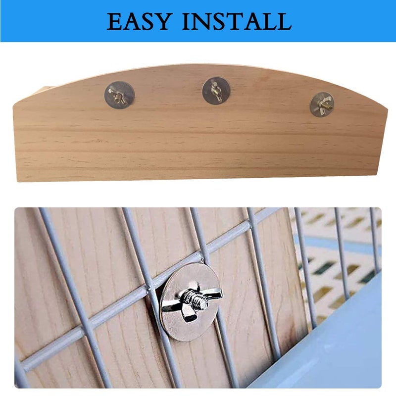 Hamiledyi Rabbit Hay Feeder, Bunny Hay Feeder Rack,Bunny Food Manger Wooden Hay Manger Rack Rabbit Hay Holder Feeders Grass Holder for Guinea Pig Chinchilla Hamster - Image 3